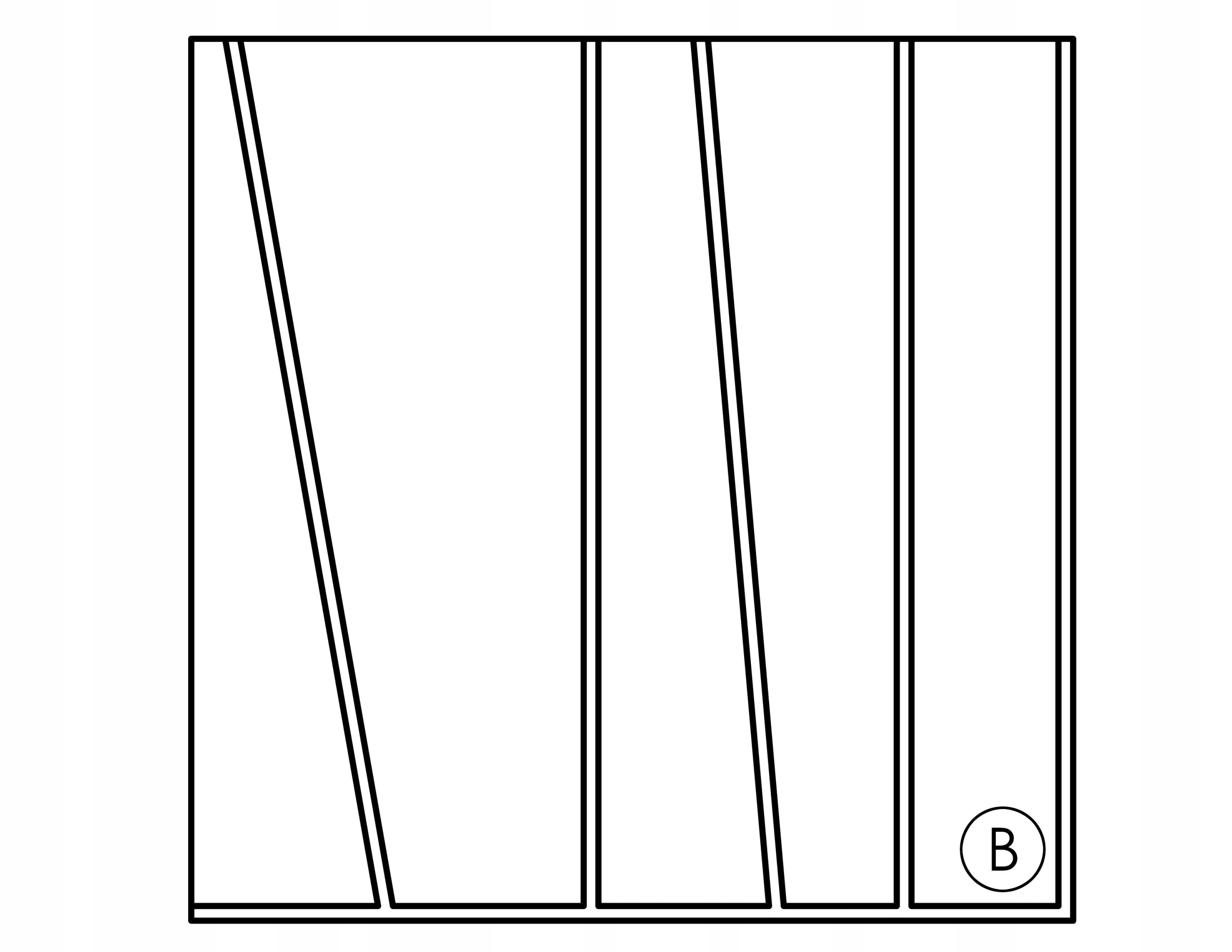 Felt Slatted Acoustic Wall Panels 3 on white background DecorMania UK
